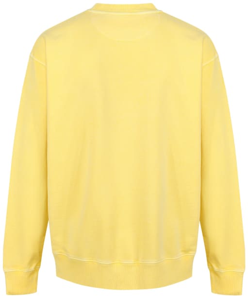 Men’s GANT Sunfaded Crew Neck Sweater - Brimstone Yellow