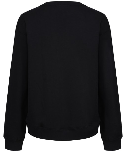 Women’s Tentree Palm Sunset Embroidery Crew Sweater - Meteorite Black