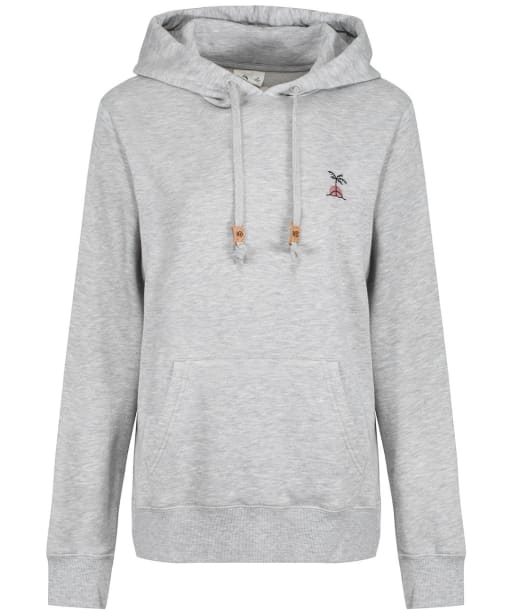 Women’s Tentree Palm Sunset Embroidery Hoodie - Hi Rise Grey Heather