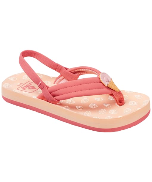 Girl's Reef Little Ahi Scents Flip Flops - Kids - Ice Cream