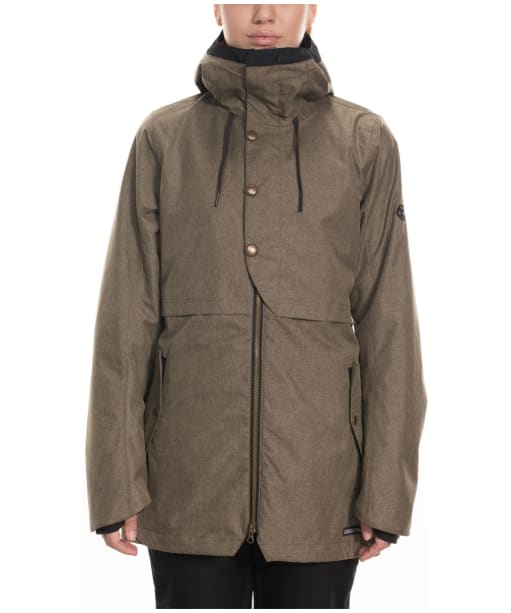 Women’s 686 Cascade Shell Snowboard Jacket - Khaki Melange