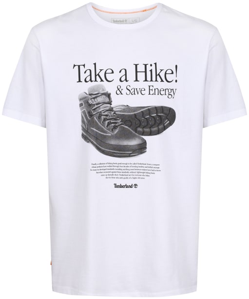 Men’s Timberland Archive Front Hiker Tee - White
