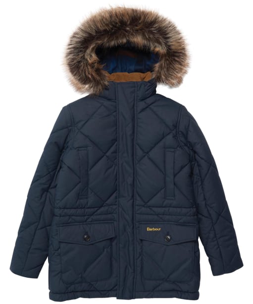 Boy’s Barbour Holburn Quilted Jacket - Navy