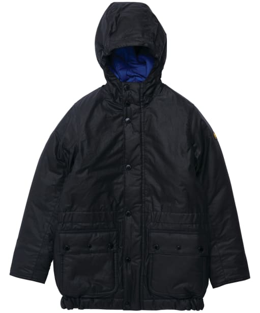 Boy’s Barbour International Terrance Winter Waxed Jacket - Black