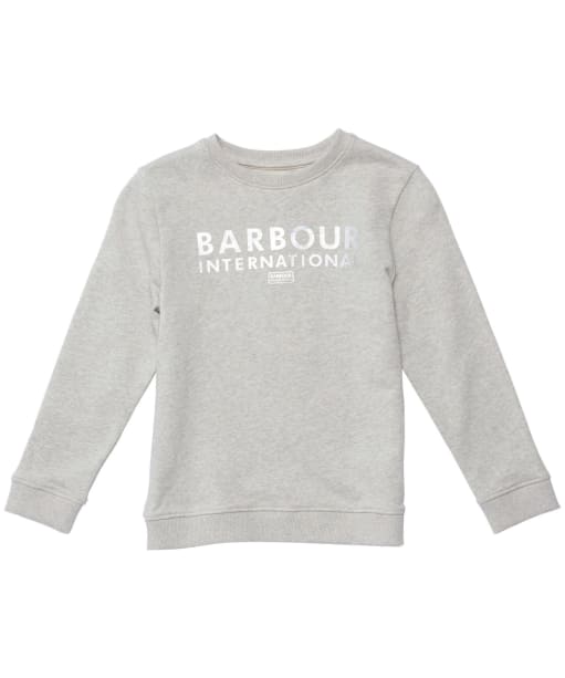 Girl’s Barbour International Clypse Overlayer - Pale Grey Marl