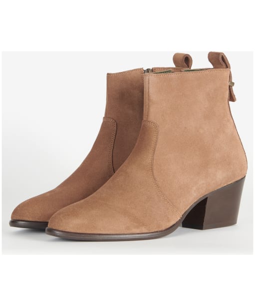 Women's Barbour Luana Ankle Boots - Tobacco Suede