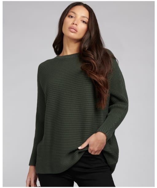 Women’s Barbour International Galvez Sweater - Soft Moto Green