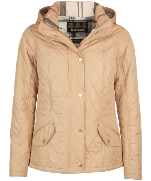 Women's Barbour Millfire Quilted Jacket - Hessian