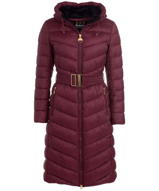 Women’s Barbour International Lineout Quilted Jacket - Merlot