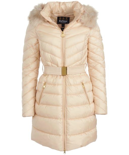 Women’s Barbour International Darley Moore Quilted Jacket - Champagne