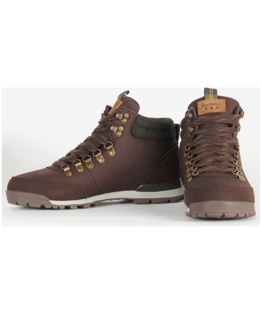 Men’s Barbour Heddon Hiking Boots - Dark Brown