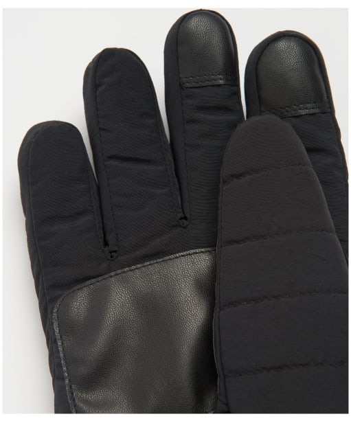 Men’s Barbour Banff Quilted Gloves - Black