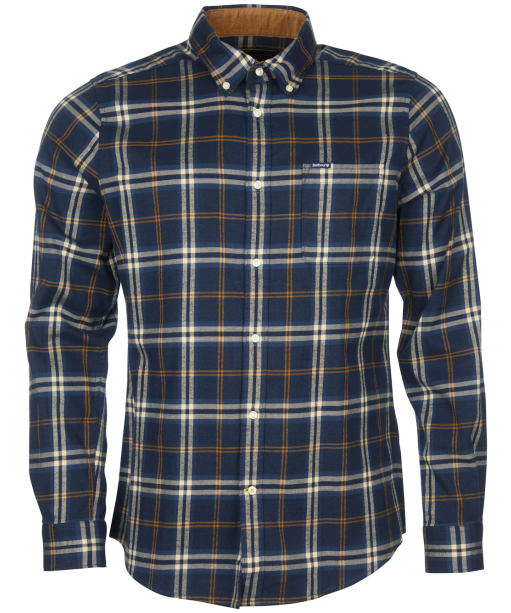 Barbour blue shirt outlet