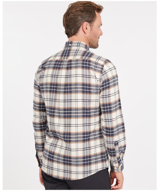 Men’s Barbour Portdown Tailored Shirt - Ecru Check