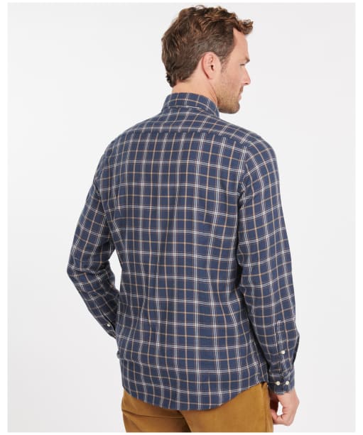 Men’s Barbour Delamere Eco Tailored Shirt - Navy Check