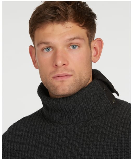 Men’s Barbour Fisher Knitted Roll Neck Sweater