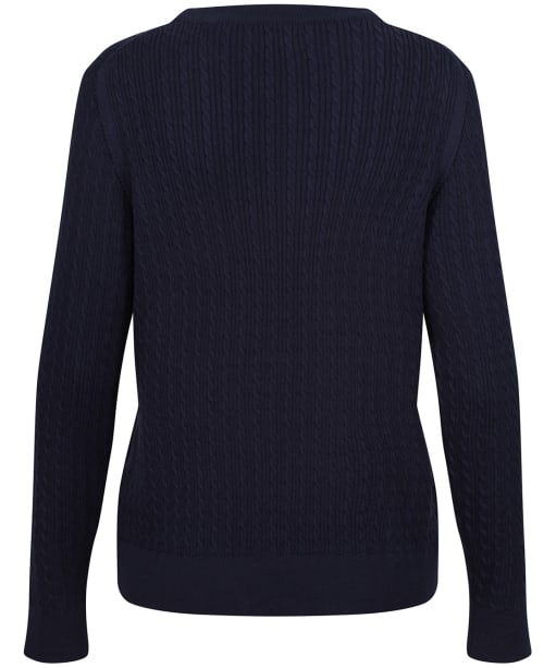 Women’s GANT Cable C-Neck Sweater - Evening Blue
