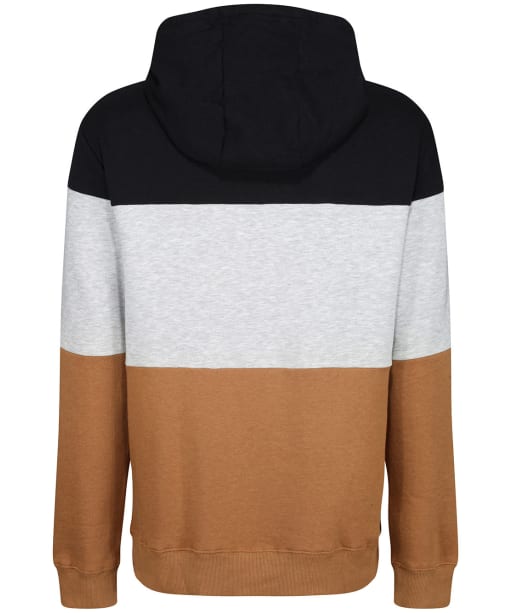 Men’s Tentree TreeFleece Blocked Reynard Hoodie - Black/Grey/Brown
