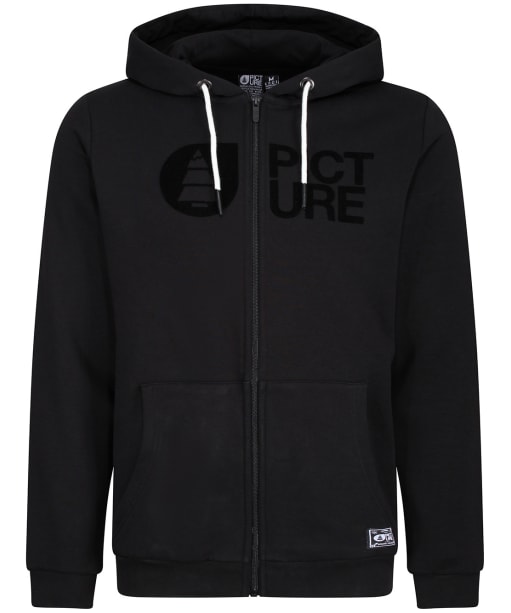 Men’s Picture Basement Flock Zip Hoodie - Black