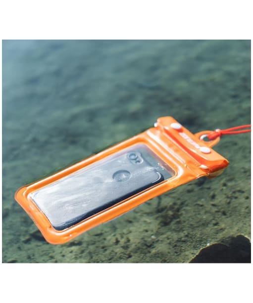 Zone3 Buoyancy Waterproof Phone Pouch - Clear / Orange