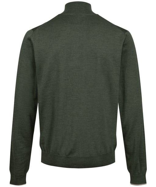 Men’s Laksen Norfolk ¼ Zip Sweater - Forest