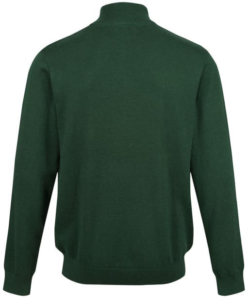 Men's Schoffel Cotton ¼ Zip Jumper - Racing Green