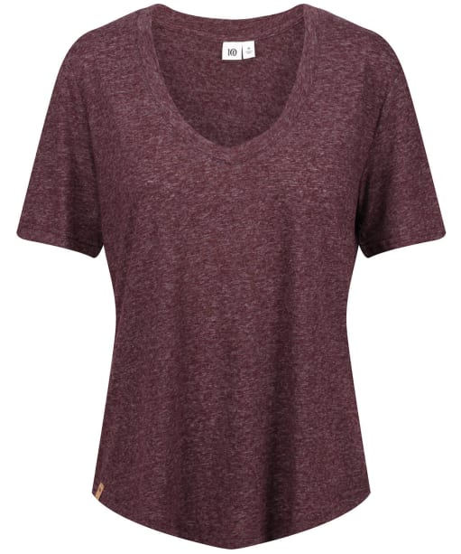 Women’s Tentree Hemp V-Neck T-Shirt - Mulberry
