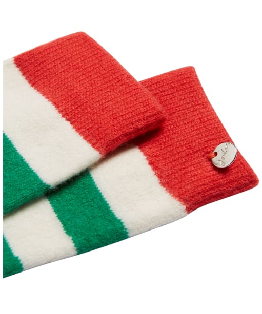 Women's Joules Striped Bed Socks - Green