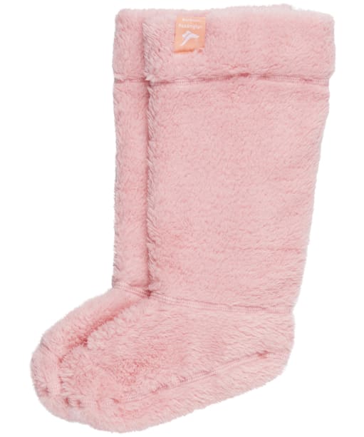 Barbour Fleece Wellington Boot Socks - Pink