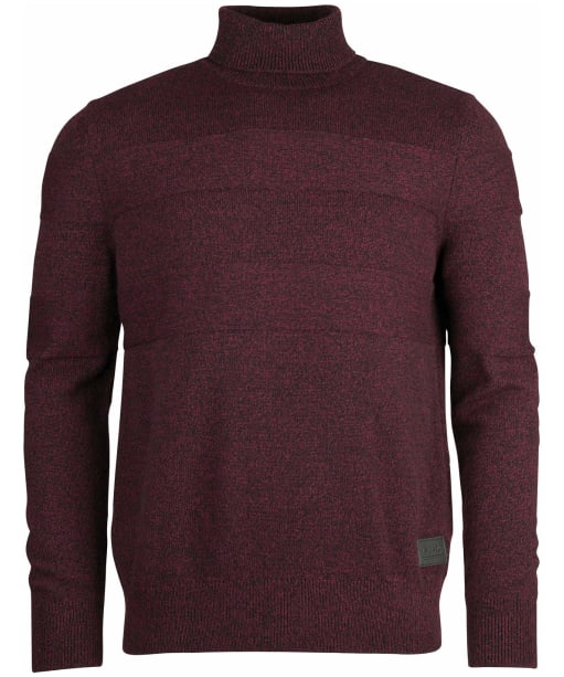 Barbour Hurley Roll Neck - Winter Red