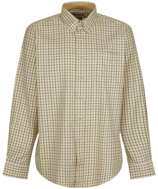 Men's Barbour Sporting Tattersall Shirt - Long Sleeve - NAVY/OLIVE 2