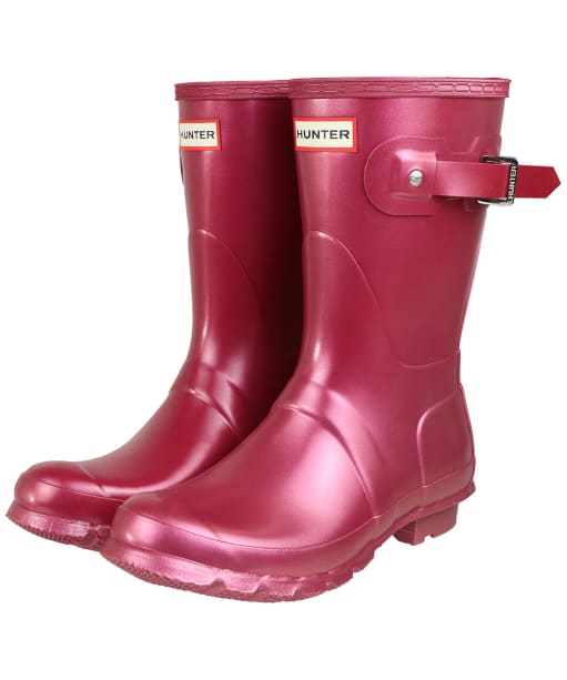 Women’s Hunter Original Short Nebula Boots - Hayes Burgundy