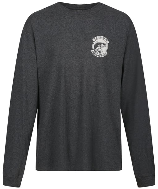Men’s Filson L/S Ranger Graphic T-Shirt - Dark Heather Grey / Fish