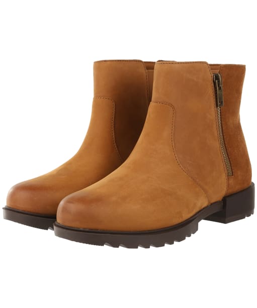 Women’s Sorel Emilie II Zip Waterproof Boots - Taffy Leather