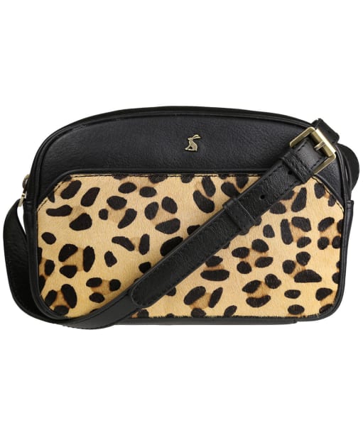 Women’s Joules Marslow Leather Camera Bag - Leopard