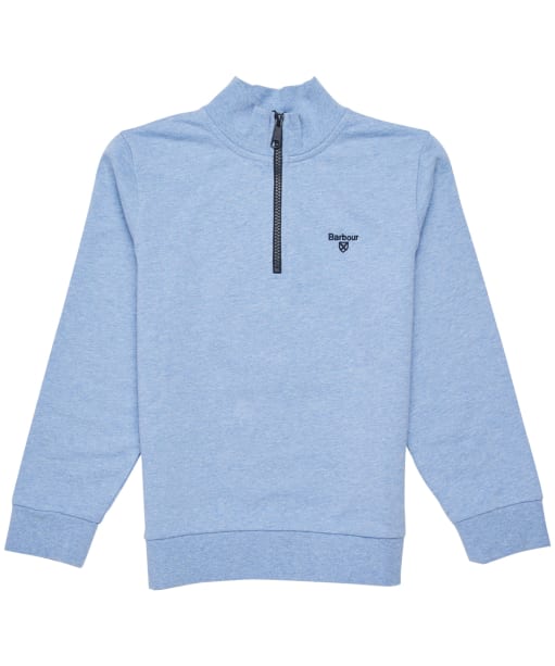 Boy’s Barbour Half Zip Sweater, 10-15yrs - Chambray