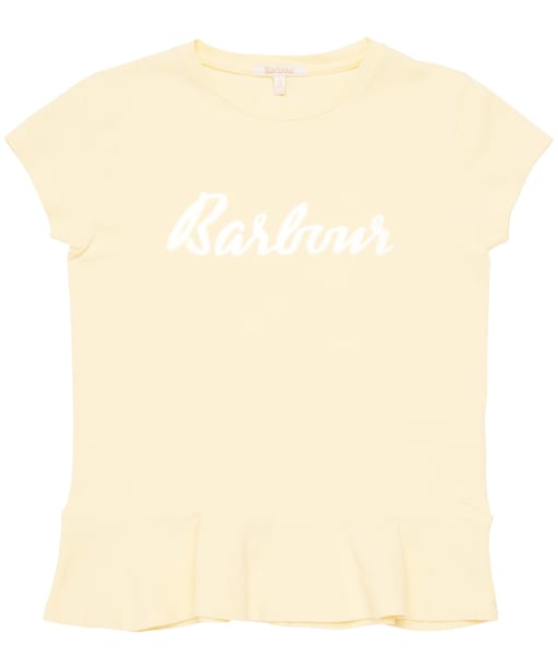 Girl's Barbour S/S Rebecca Tee – 10-15yrs - Primrose Yellow