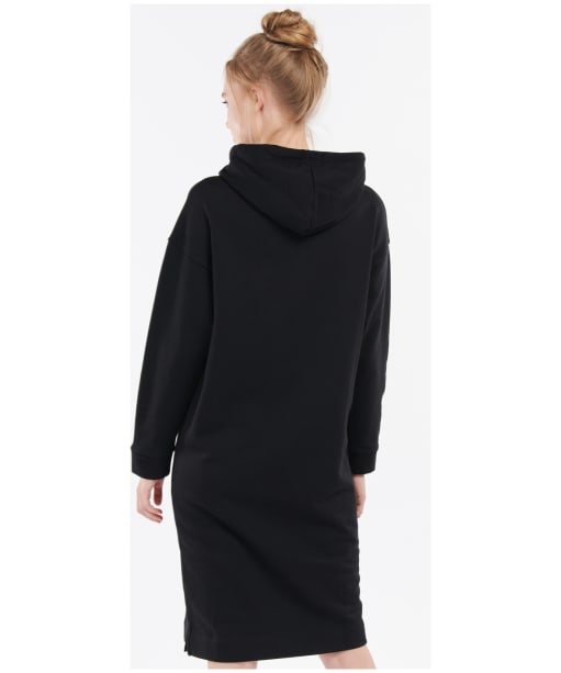 Women's Barbour International Flores Hooded Dress - Black