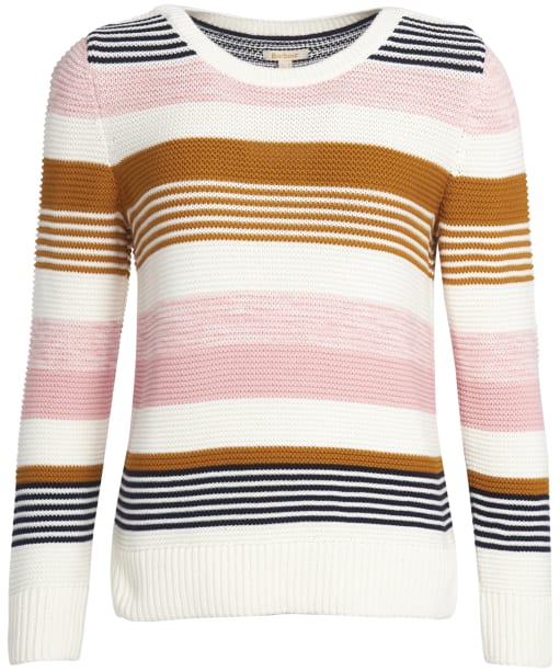 Women's Barbour Littlehampton Knit Sweater - OFF WHITE 2