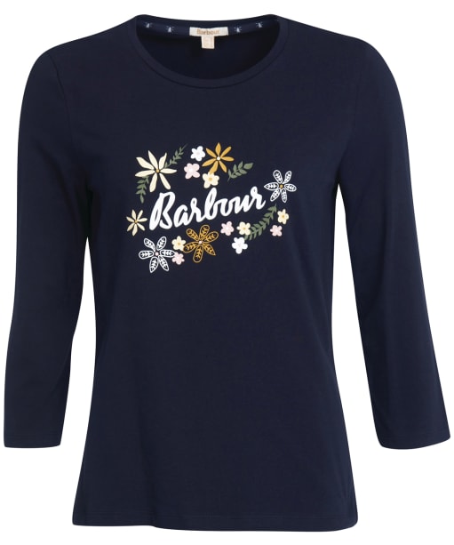 Women's Barbour Seaholly Tee - Navy