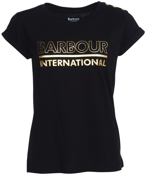 Women's Barbour International Avalon Tee - Black