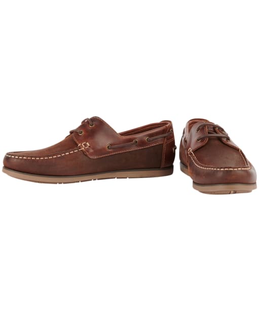 Men's Barbour Capstan Boat Shoes - Beige