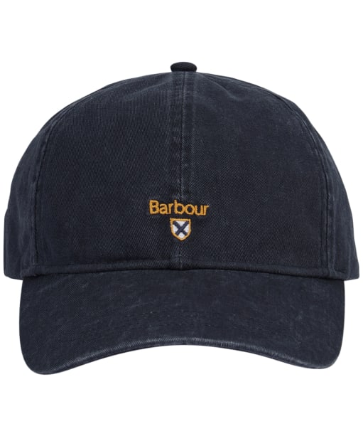 Men's Barbour Tartan Crest Sports Cap - Navy