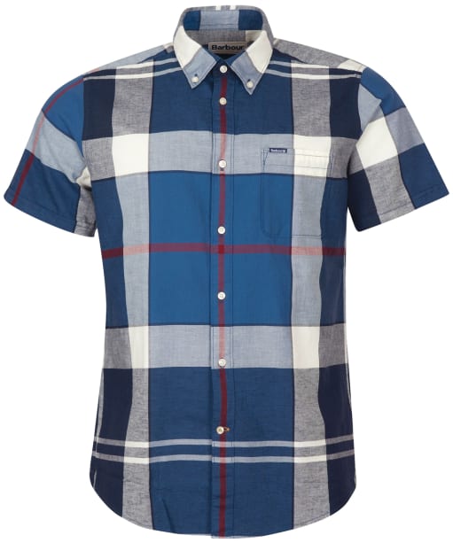 Men's Barbour Douglas S/S Tailored Shirt - Summer Navy
