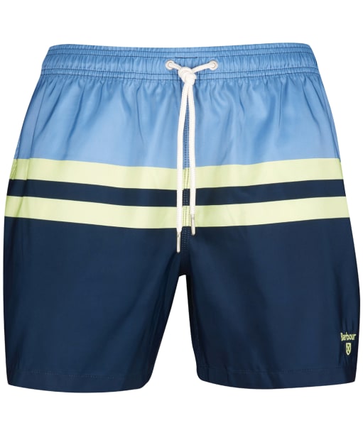 Men’s Barbour Double Stripe Swim Shorts - Force Blue