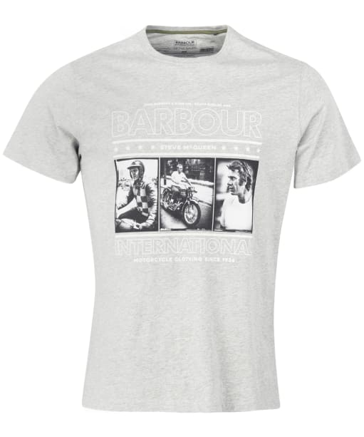 Men's Barbour International Smq Reel Tee - Grey Marl