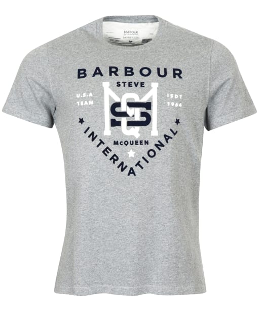Men's Barbour International Smq Jet Tee - Grey Marl