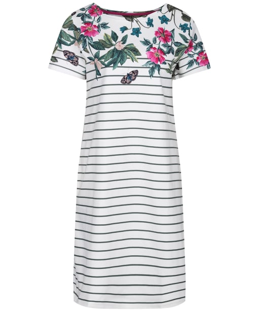 Women’s Joules Riviera Print Dress - Cream Botanicals