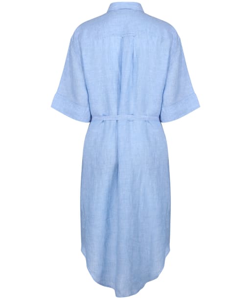Women’s GANT Linen Chambray Shirt Dress - Silver Lake Blue