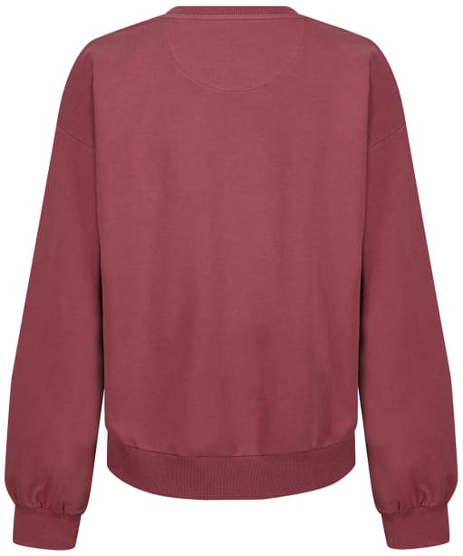 Women’s Tentree French Terry Balloon Sleeve Crew Sweater - Crushed Berry 